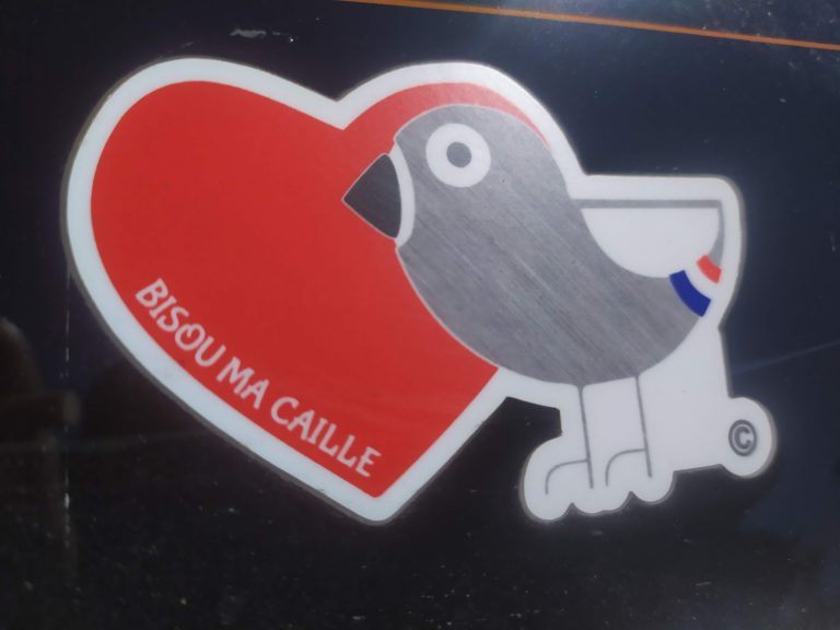 Sticker Bisou ma Caille©